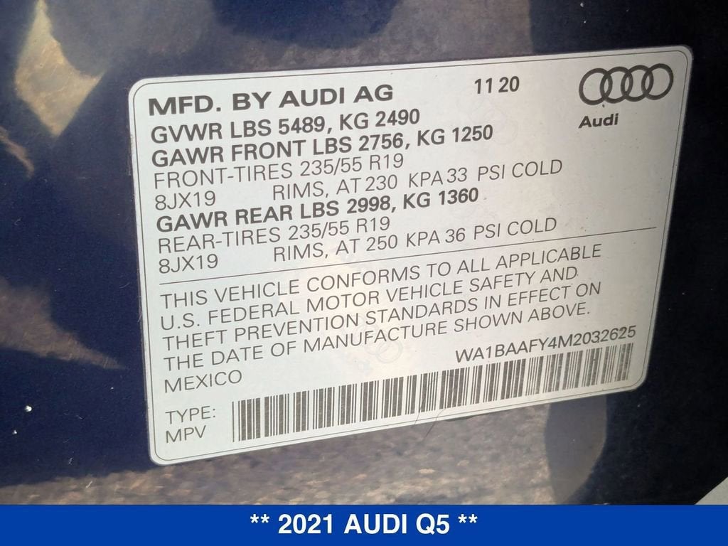 2021 Audi Q5 Premium Plus