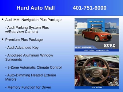 2014 Audi A4 Premium Plus
