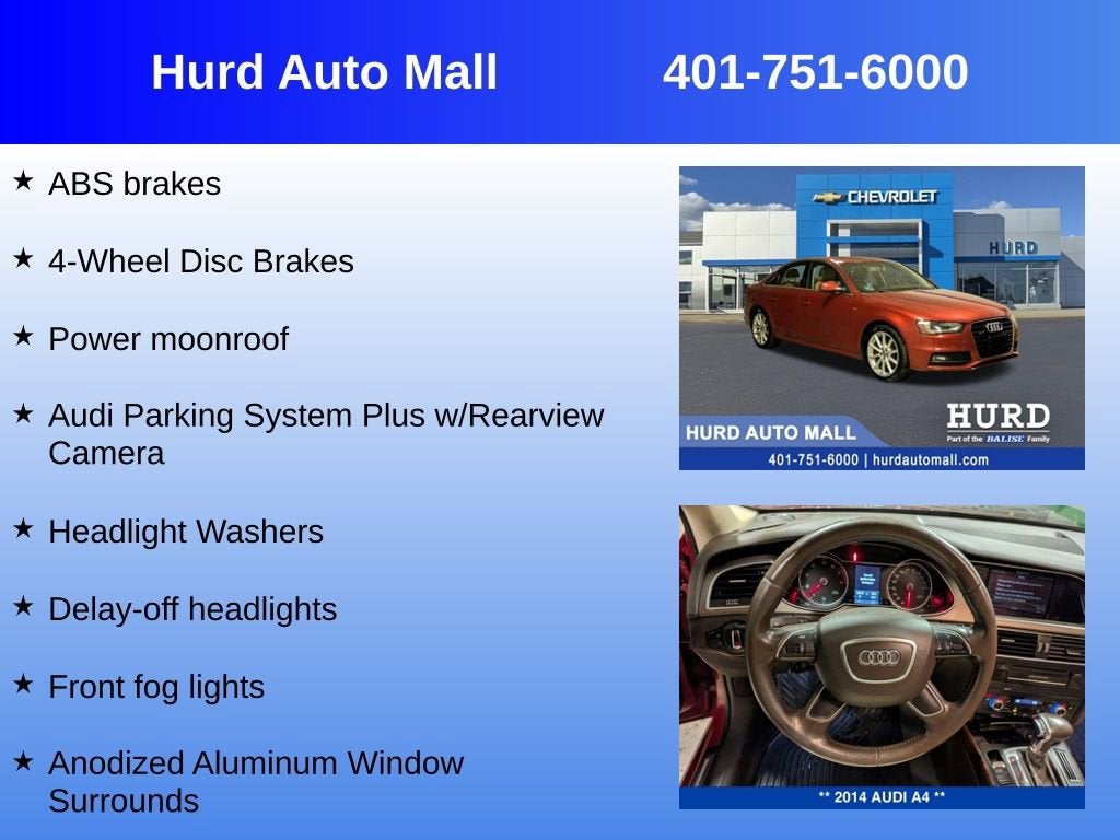 2014 Audi A4 Premium Plus