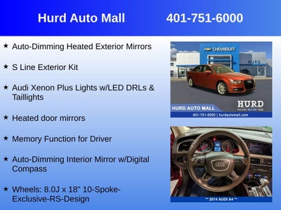 2014 Audi A4 Premium Plus