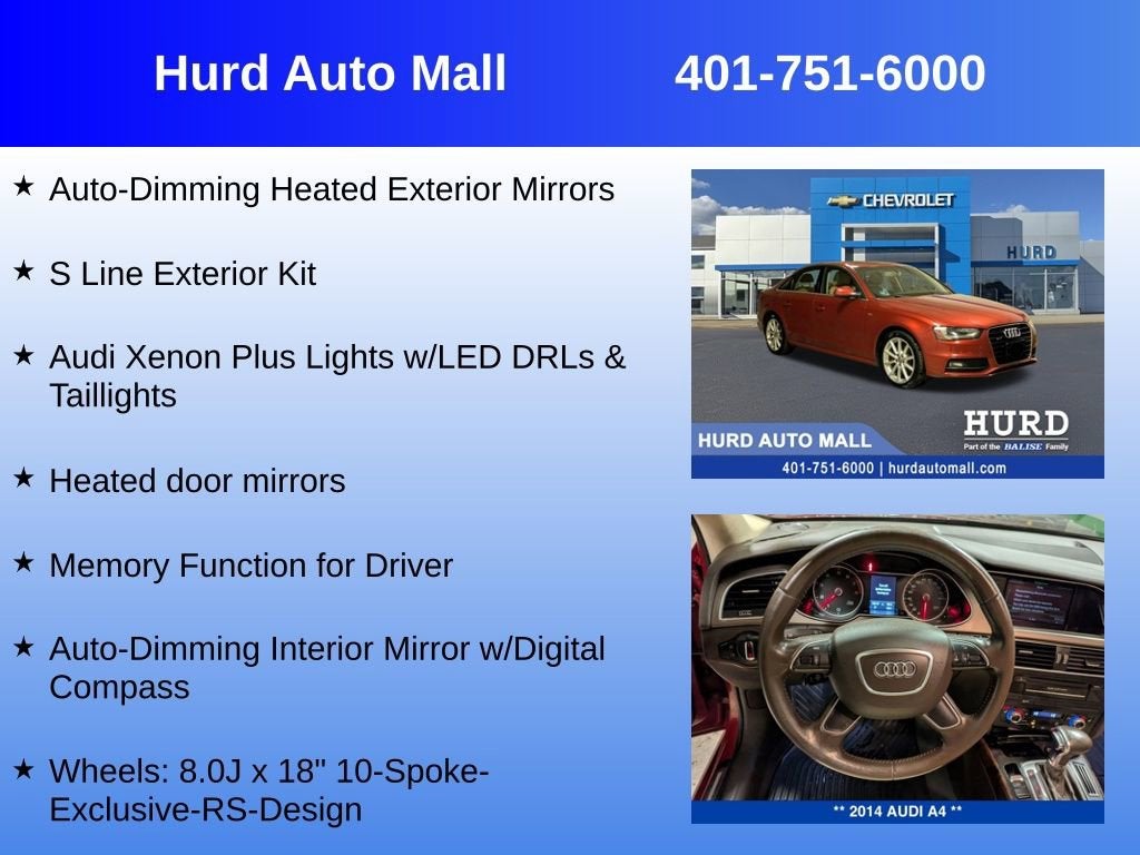 2014 Audi A4 Premium Plus