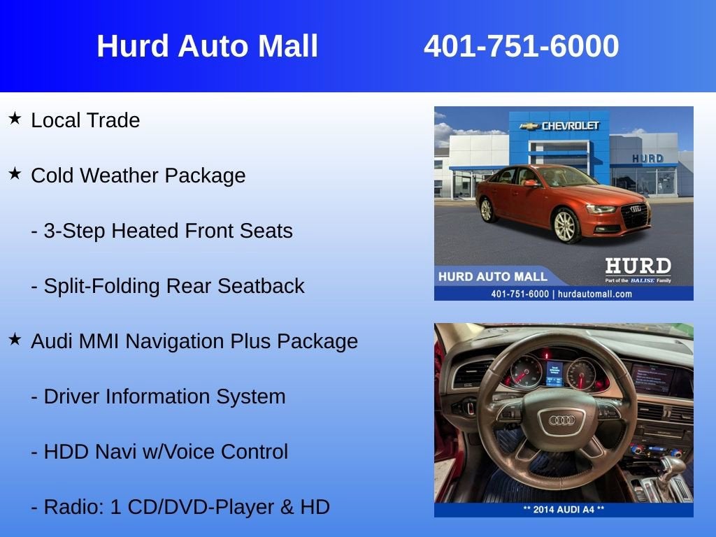 2014 Audi A4 Premium Plus