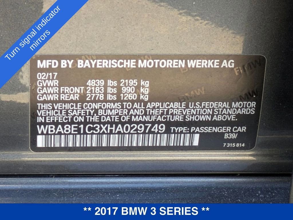 2017 BMW 3 Series 330e iPerformance