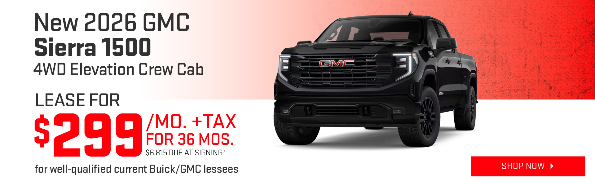 New 2026 GMC Sierra 1500 4WD Elevation Crew Cab