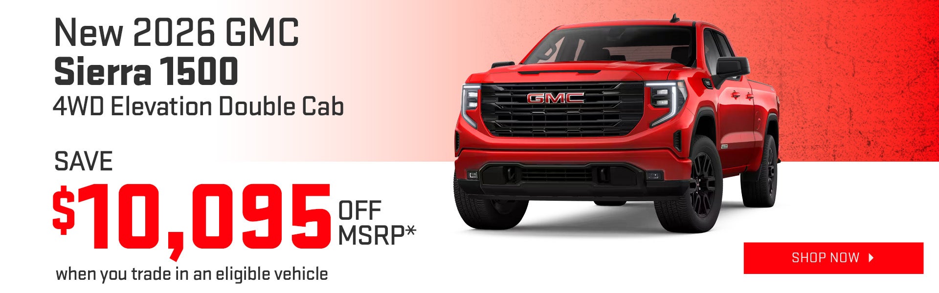 New 2026 GMC Sierra 1500 4WD Elevation Double Cab